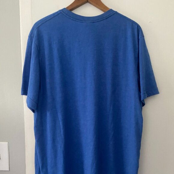 Vintage 90's Nike GO LIKE HELL Velvet Script Logo Men's T-Shirt Size 2XL Blue - Picture 4 of 6